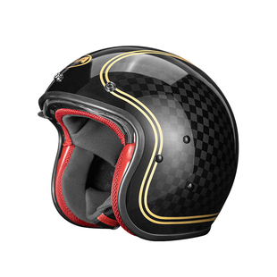 AVA头盔摩托车半盔男女四季3C复古巡航踏板机车头盔四分之三半盔