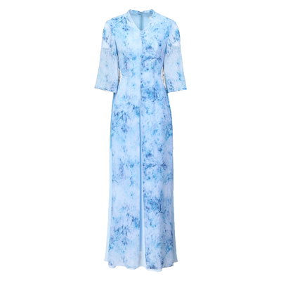 度假沙滩裙显瘦国风长款连衣裙