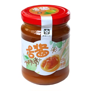 25年产杏酱新疆轮台特产酸甜开胃新鲜小白杏子果酱甜点270克瓶装