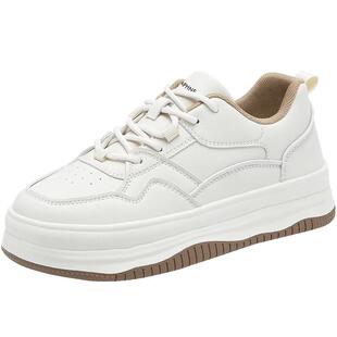 达芙妮小白鞋女款2025新款秋冬加绒休闲板鞋平底高级感运动百搭爆