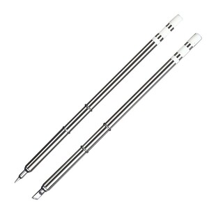 鹿仙子T12烙铁头手机维修恒温扁平刀头马蹄电烙铁头发热芯二合一