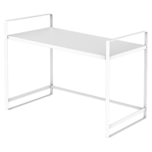 霜山铁艺微波炉置物架厨房烤箱电饭煲小家电支架带围栏调料收纳架