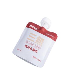 pete肉酱包湿粮猫狗宠物零食肉泥鸡鸭肉金枪鱼三文鱼拌粮补水无胶