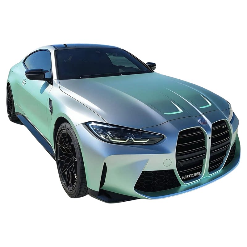 TPU科技银绿汽车改色膜全车膜