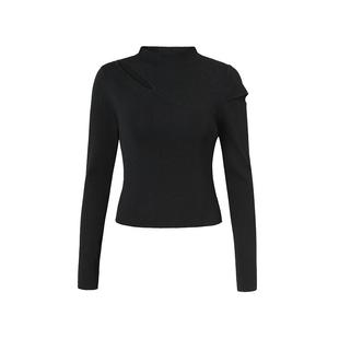 恩瑞妮专柜同款2025秋季新款显瘦气质淑女针织衫女上衣打底衫