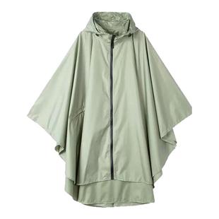 时尚日韩斗篷雨衣成人防水拉链雨衣户外徒步登山骑行便携式雨披