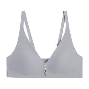 AIMER CHUANG溯源4内衣女V领前扣凉感无钢圈文胸25夏CA171652