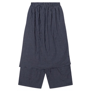 niko and ...裤子女[十五]2026年春季新款小格纹设计感裙裤639824