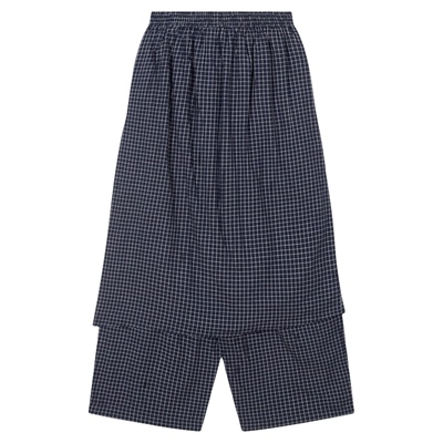 niko and ...裤子女[十五]2026年春季新款小格纹设计感裙裤639824