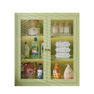 钢制户外防水防晒阳台储物柜家用小柜子大容量收纳置物矮柜飘窗柜