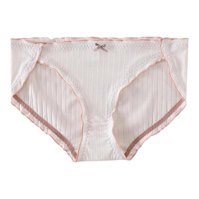 韩版大码胖MM学生纯棉内裤女 高开叉200斤无痕中腰包臀三角裤爆款