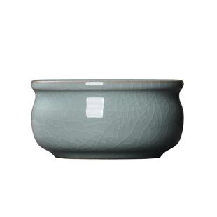 香炉家用室内供奉陶瓷香炉佛堂供佛插香佛具用品供具烧香上香炉碗