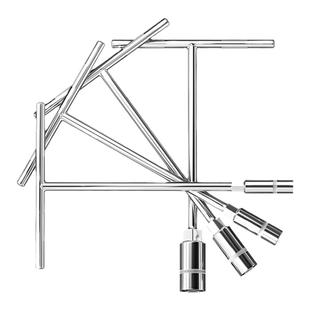 T型套筒扳手外六角扳手T型T字丁字手动套筒杆6/7/8/10/14/17mm