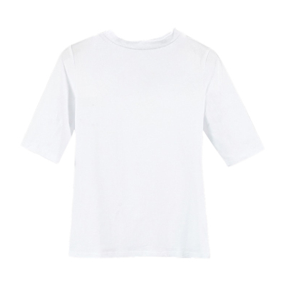 中袖上衣t恤纯棉女韩版五分袖