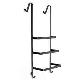 浴室毛巾架淋浴房架子玻璃门挂架厕所浴巾架毛巾杆卫生间置物架