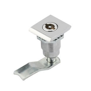 MS817方形转舌锁基业箱配电柜门锁一字翼型伸缩式圆柱锁动力柜开