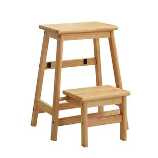 实木梯凳可折叠家用梯子凳子两用人字梯多功能登高踩高凳两步梯凳