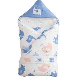 新生婴儿包被春秋冬加厚纯棉抱被初生宝宝产房包单十一月外出用品