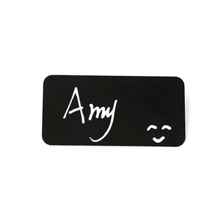 必胜客同款工作胸牌 定制胸卡 咖啡馆连锁餐厅酒吧员工牌手写可擦