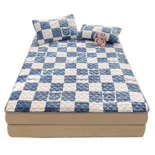 冬季牛奶珊瑚绒床盖单件2025新款榻榻米床垫加厚加绒夹棉床单防滑