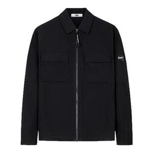 KARL LAGERFELD 刺绣行政商务休闲夹克外套春夏秋新款老佛爷男装