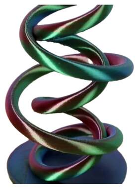 3D打印动能幻象螺旋模型