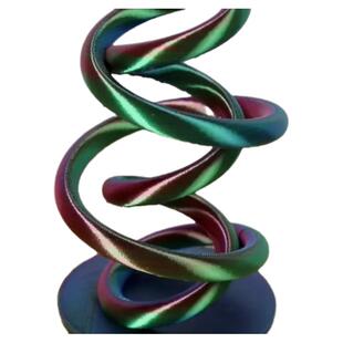 3D打印动能幻象螺旋模型不停旋转几何模型家具桌面摆件装饰