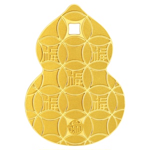 老庙黄金足金葫芦工艺金条古韵金作古法工艺福禄财运滚滚来立