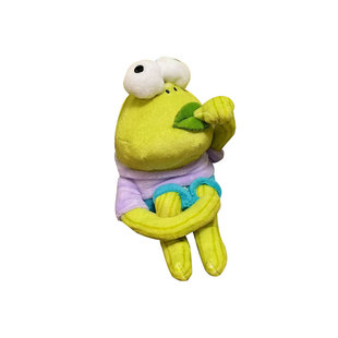 比奇堡的居民盲盒呆呆鱼躺平鱼搞怪毛绒挂件情侣丑萌周边玩偶摆件