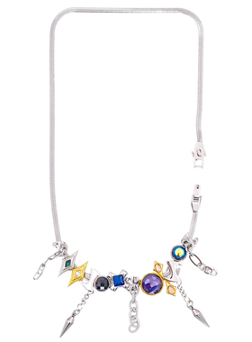 分裂生长哥特Y2K废土锁骨链