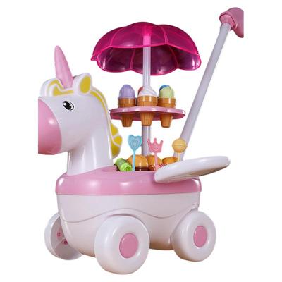 过家家互动独角兽玩具冰淇淋车