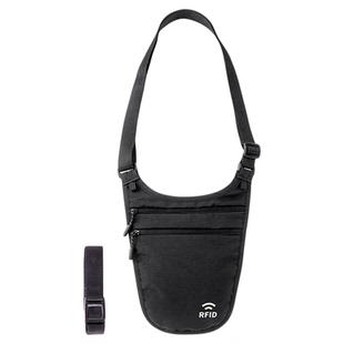 【YKK拉链】出国旅行RFID防盗包欧洲证件钱包隐形随身防偷斜挎包