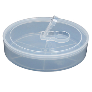 大圆盒塑料盒子茶饼盒小收纳盒圆形福鼎白茶普洱茶叶包装盒产品PP