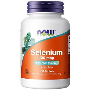 自营NOW/诺奥硒片selenium富硒肝疏毒硒元素片100mcg100粒/瓶