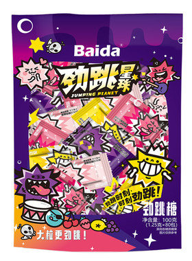百达跳跳糖劲跳糖100g