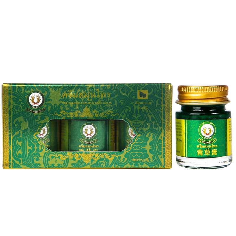 泰国原装进口稻穗青草膏15g止痒