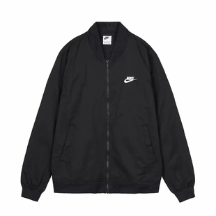 Nike 耐克男子休闲薄款立领梭织飞行员棒球服夹克外套 DM6822-010