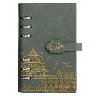 旅行盖章本活页收集本子旅行纪念旅游集章册手帐本空白苏州南京博物院动物园北京博物馆故宫重庆打卡景点印章