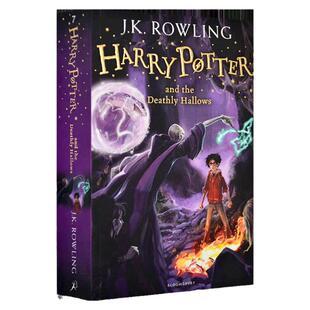 哈利波特与死亡圣器 7 英文原版 Harry Potter and the Deathly Hallows JK罗琳 课外阅读 电影原著小说 搭神奇动物 圣诞小猪