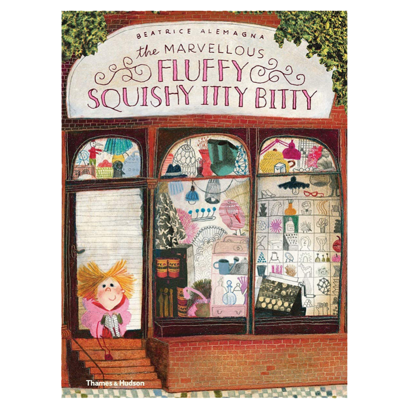 小胖毛毛 神奇的胖胖蓬蓬小小 英文原版 The Marvellous Fluffy Squishy Itty Bitty 获奖名家艺术绘本  搭无所事事的好棒的一天