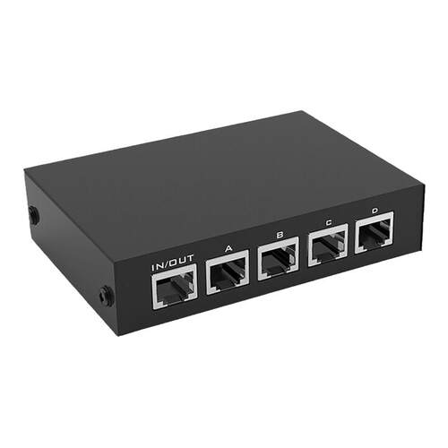 全新迈拓维矩MT-RJ45-4 4口网络切换器 4进1出内外网口RJ45切换器