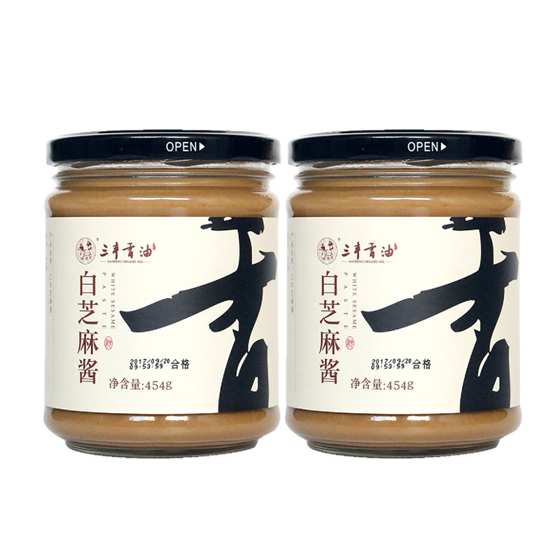 包邮山东三丰香油白芝麻酱拌饭