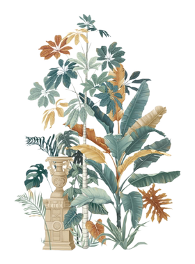 墙贴绿植玄关装饰贴画宿舍布置