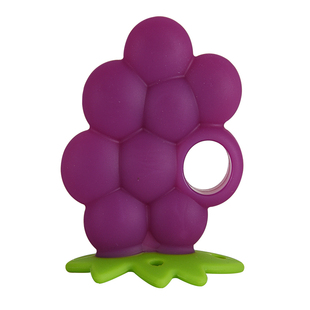 日本Richell利其尔婴儿宝宝磨牙棒果蔬牙胶咬咬玩具硅胶咬胶3个月