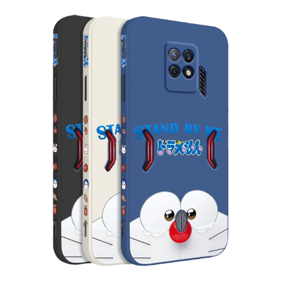 努比亚红魔7spro手机壳哆啦A梦新款红魔7s手机套5G个性液态硅胶外壳超薄NX709S全包防摔男高级感网红创意软壳