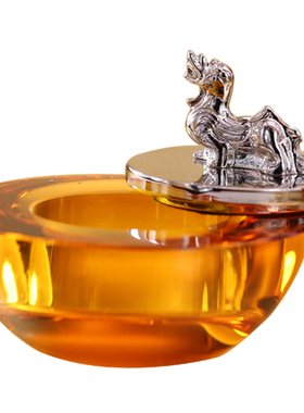 貔貅桌面摆件琉园琉璃礼品中式