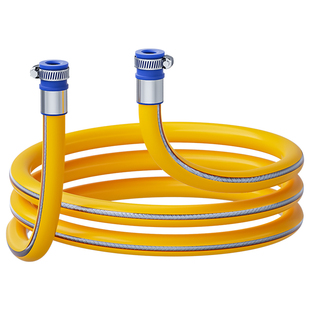 煤气管软管国标中高压防爆天然气液化气管燃气灶煤气罐金属连接管