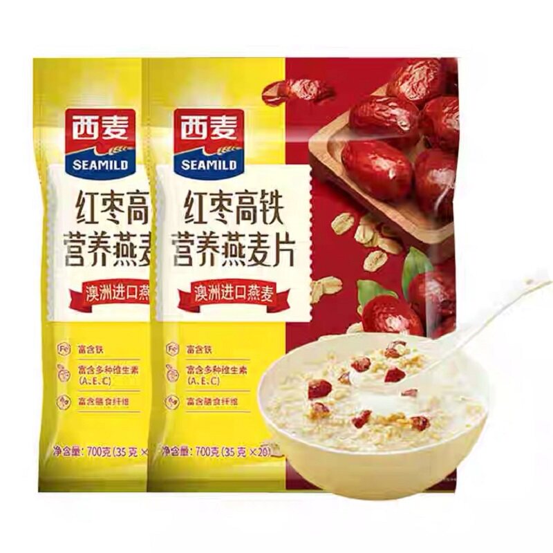 西麦红枣燕麦片早餐即食小袋装