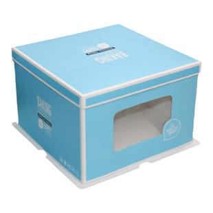 生日蛋糕盒6 8 10 12 14寸16双层纸盒加厚方形烘焙蛋糕盒子包装盒