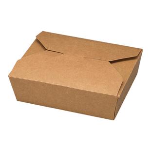 一次性牛皮纸餐盒外卖打包盒炒饭炸鸡寿司沙拉便当饭盒子带盖长形